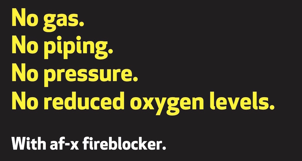 Fire extinguishing No Gas