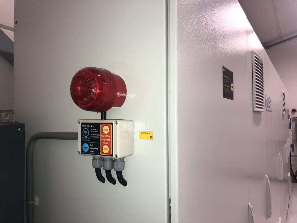 Fire protection electrical cabinet